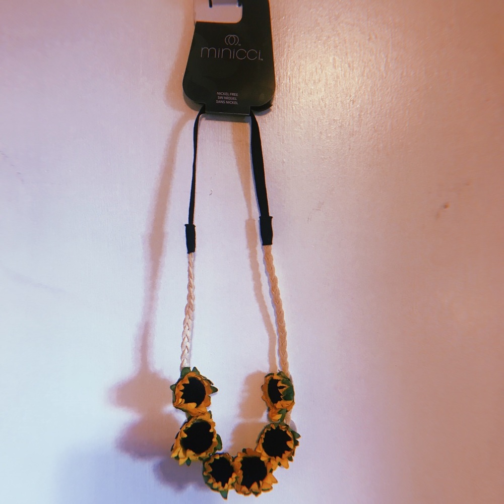 Sunflower flower crown